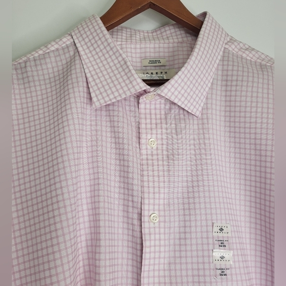 Joseph Abboud Mens Pink Dress Shirt. Size 20 34/35. Brand new - Picture 4 of 14